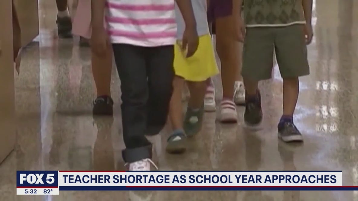 Teacher shortages impact DC area as school year approaches